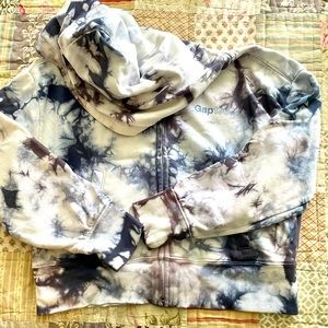 Girls GAP Factory Tie Dye Hoodie